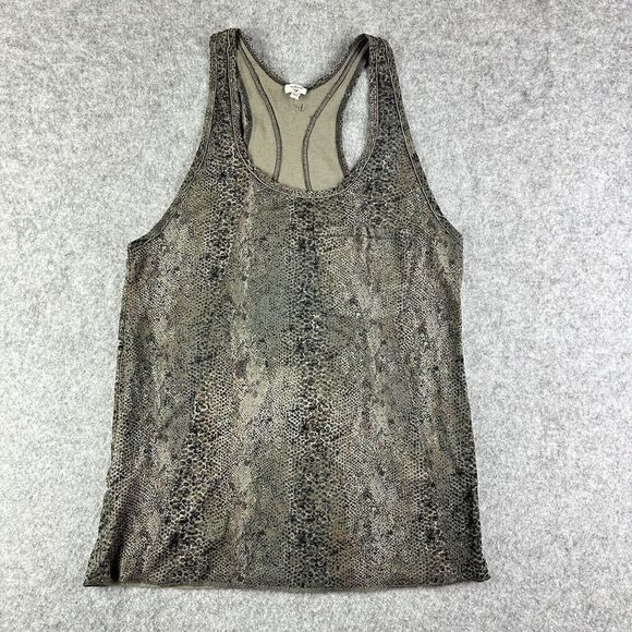 Aritzia Wilfred Tank Top Womens Small Snake Print Pocket Sleeveless Tee Shirt - Picture 1 of 12